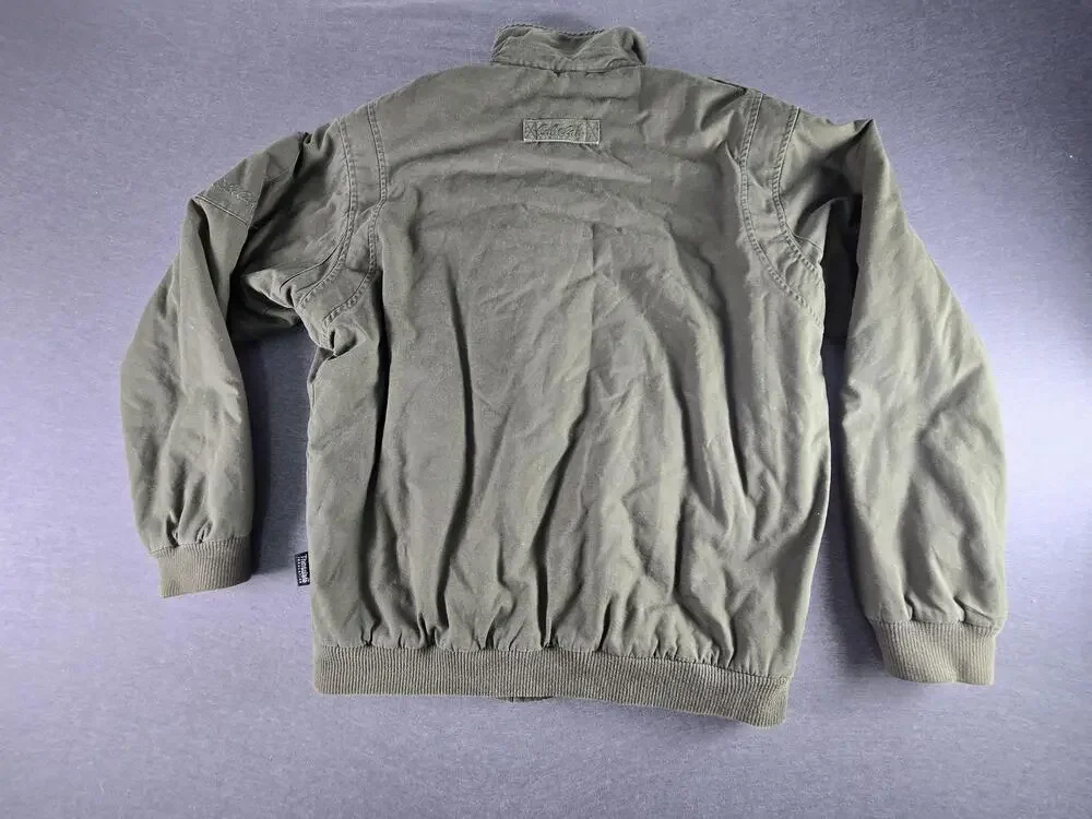 Cabelas Bomber Jacket Mens XLT Green Canvas Thinsulate Insulated Outdoor Hunting
